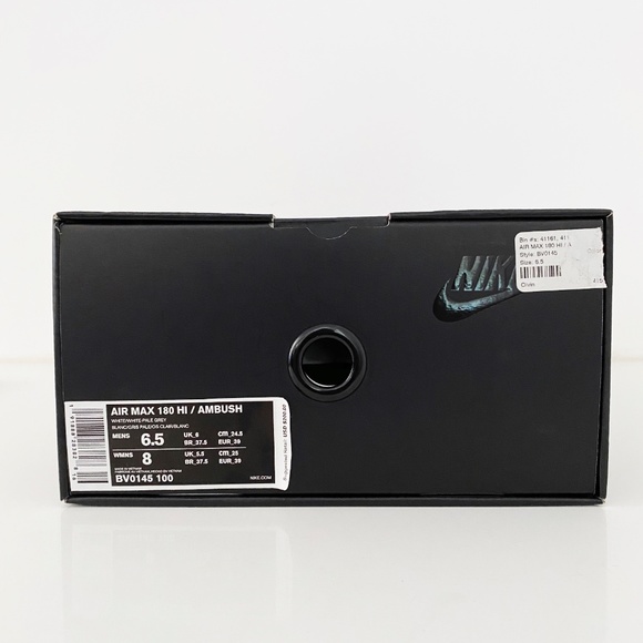 NIKE X AMBUSH AIR MAX 180 HI in White - Picture 8 of 12